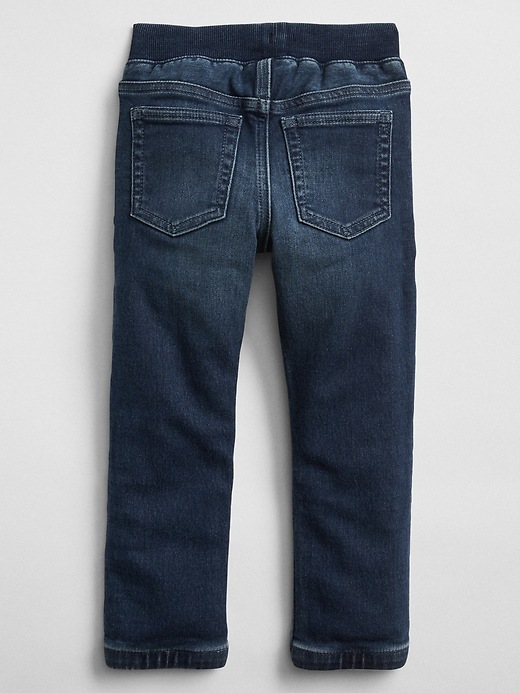 Image number 2 showing, Toddler Pull-On Denim Joggers