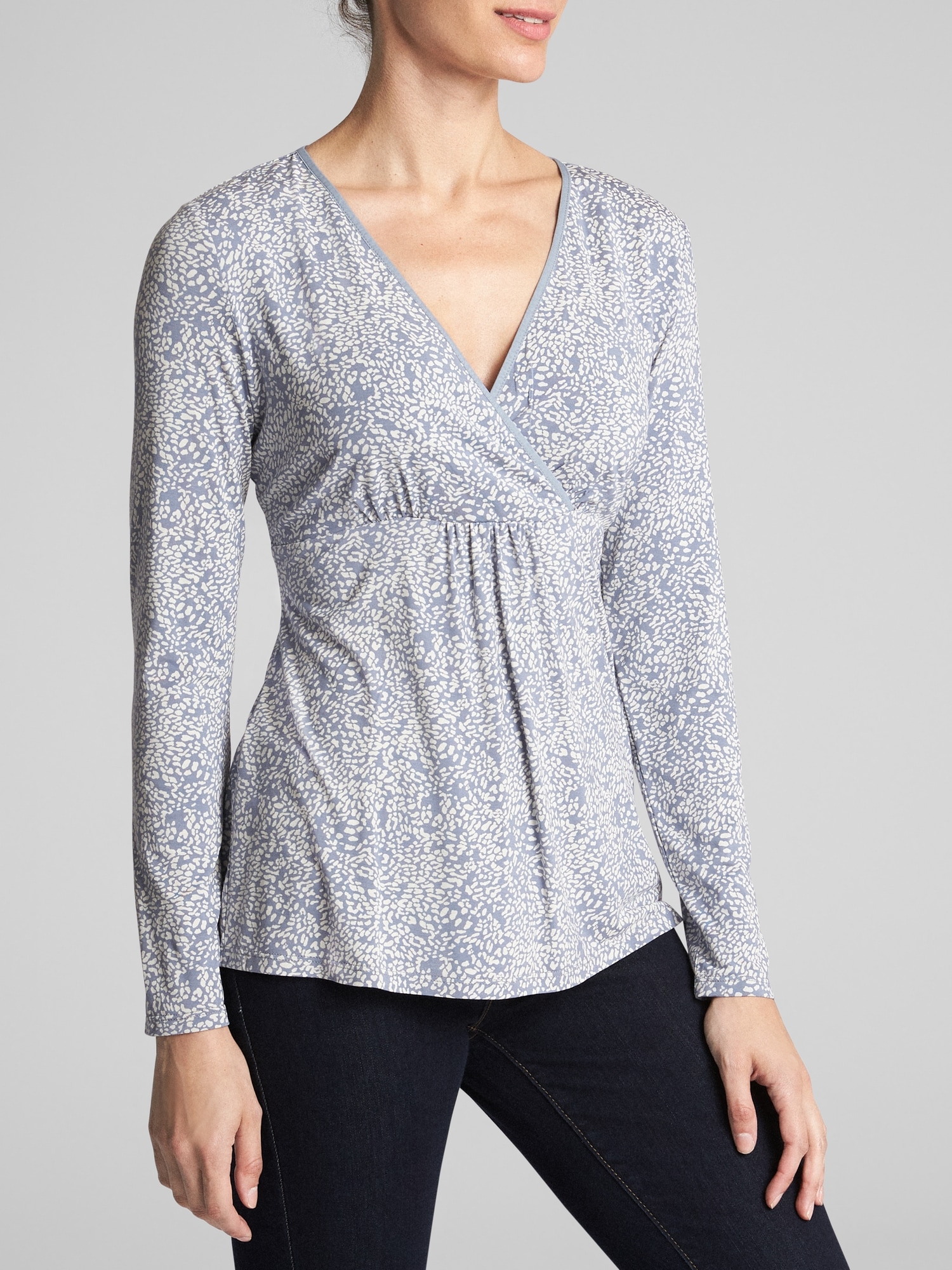 Maternity VNeck Nursing Sleep Top Gap Factory