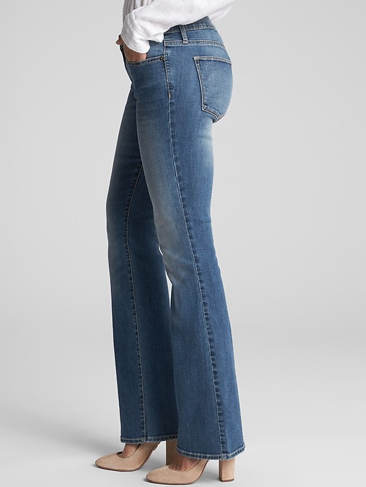 Image number 2 showing, Mid Rise Boot Jeans in Stretch