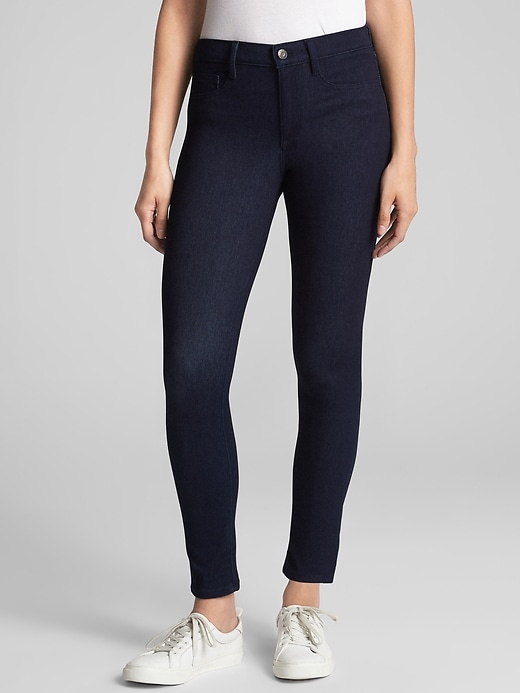 Image number 1 showing, Mid Rise Soft Wear Legging Jeans