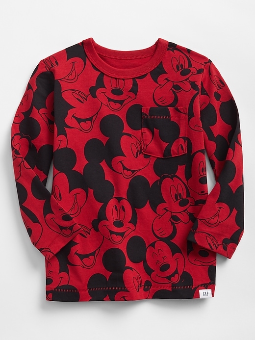 View large product image 1 of 1. babyGap &#124 Disney Mickey Mouse Long Sleeve T-Shirt