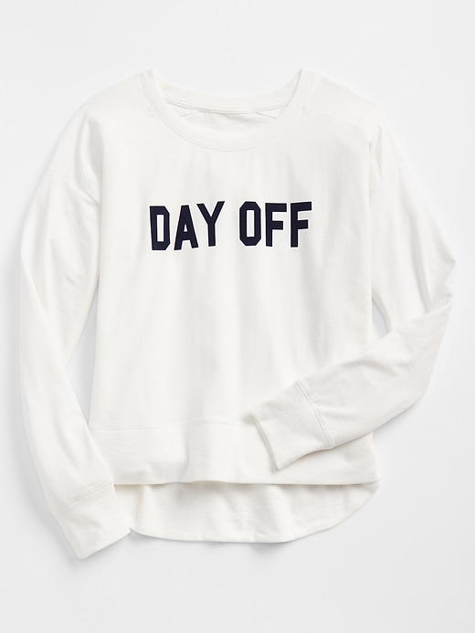 Graphic Sleep Pullover Sweatshirt - Main Image