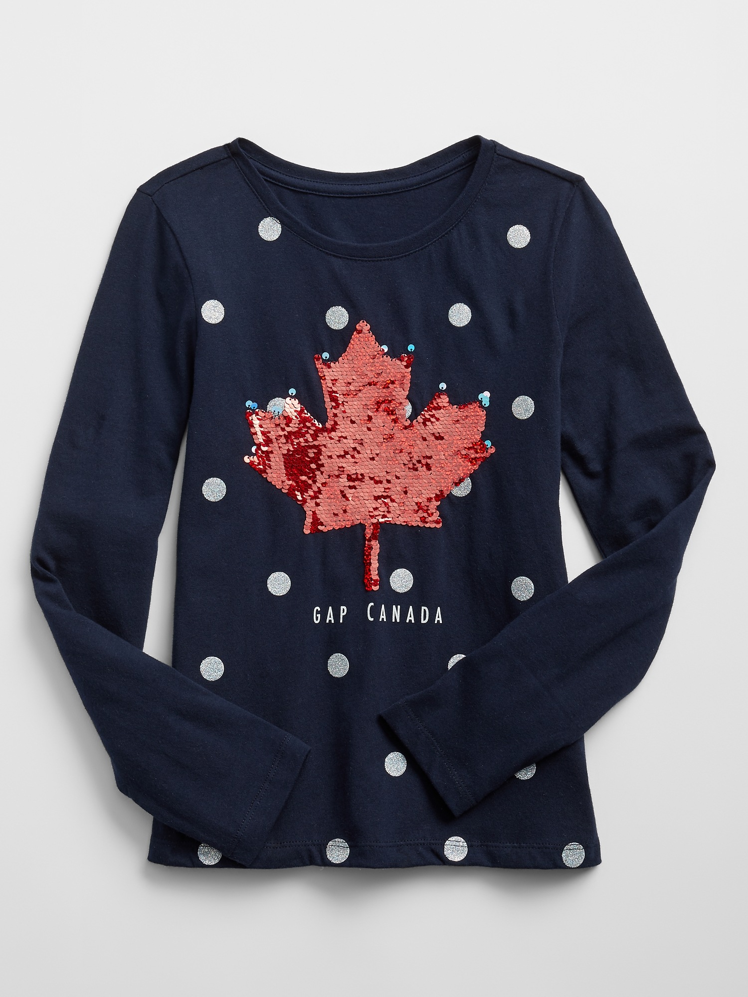 Flippy Sequin Long Sleeve TShirt Gap Factory