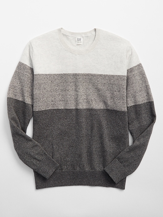 Image number 1 showing, Stripe Crewneck Pullover Sweater