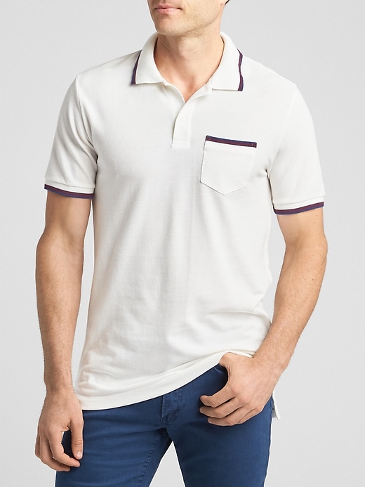 Image number 4 showing, Multi Tipped Polo