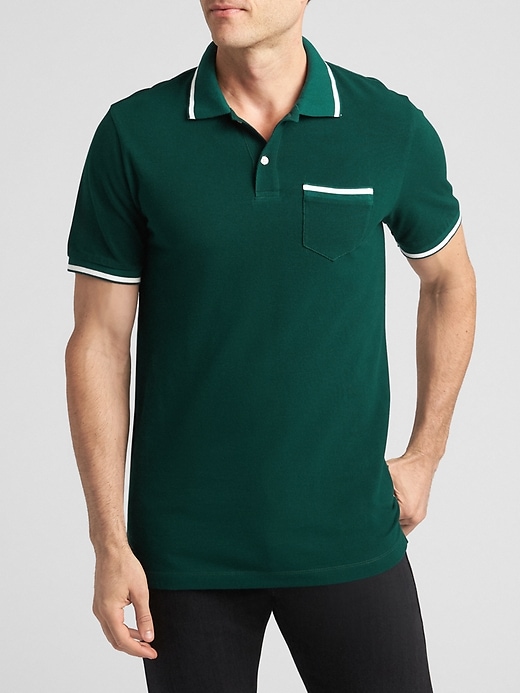 Image number 6 showing, Multi Tipped Polo