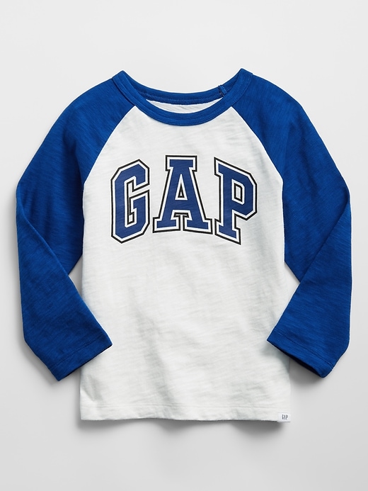 View large product image 1 of 1. Toddler Long Sleeve Gap Logo T-Shirt