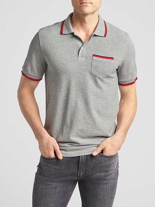 Image number 7 showing, Multi Tipped Polo