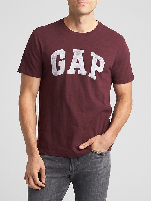 View large product image 1 of 1. Gap Logo T-Shirt In Slub