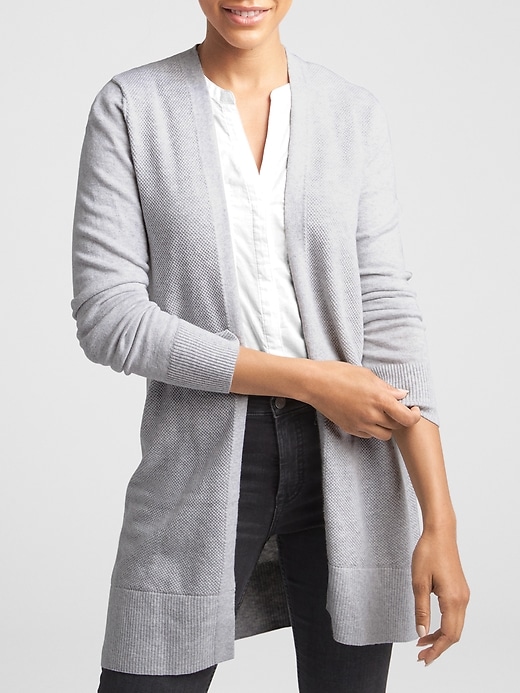 Image number 8 showing, Open-Front Cardigan