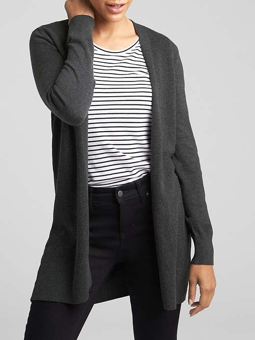Image number 10 showing, Open-Front Cardigan