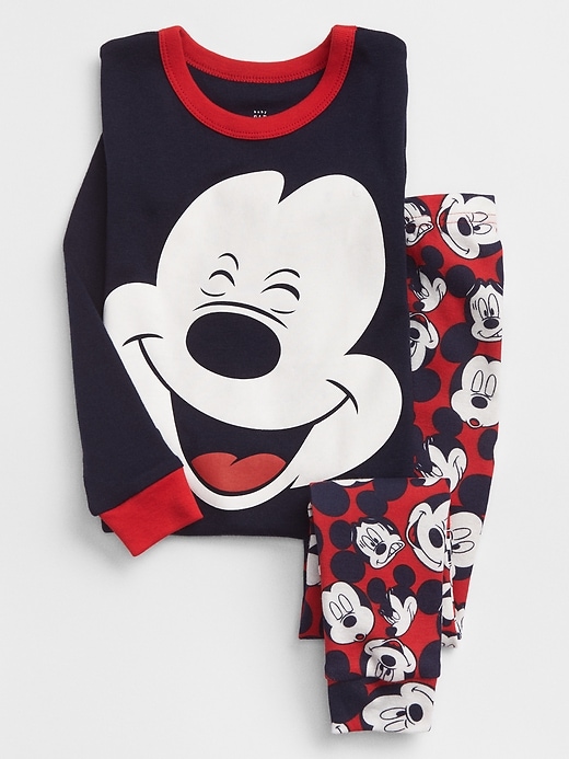 View large product image 1 of 1. Babygap &#124 Disney Baby Mickey Mouse Pajama Set