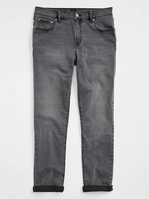 Image number 3 showing, Soft Wear Cropped Girlfriend Jeans