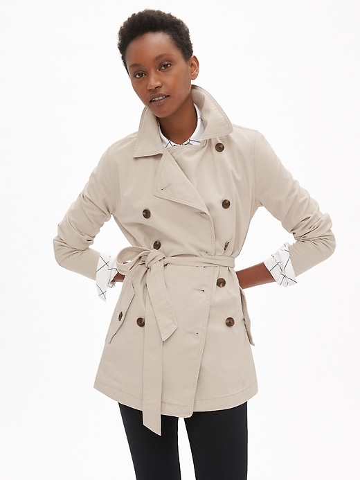 Image number 1 showing, Classic Trench Coat in Twill