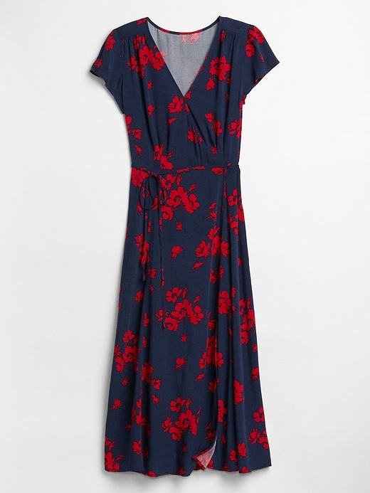 Image number 4 showing, Floral Wrap Dress