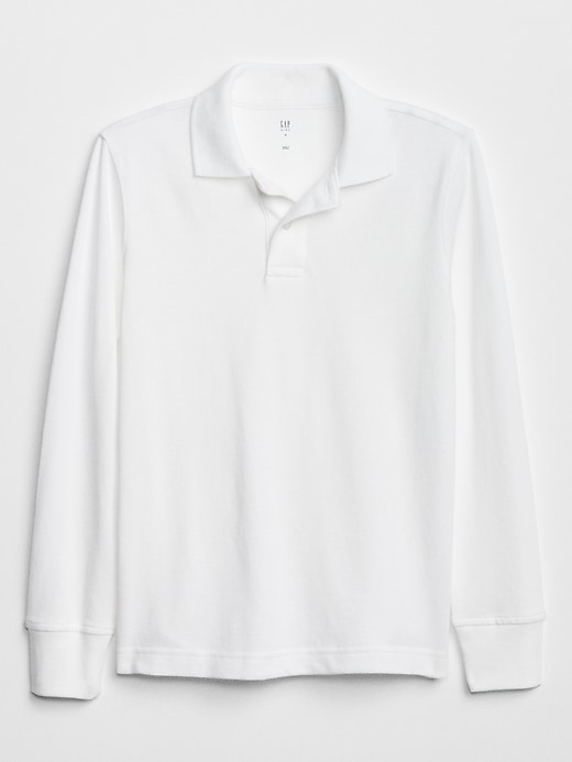 View large product image 1 of 1. Kids Uniform Pique Polo Shirt