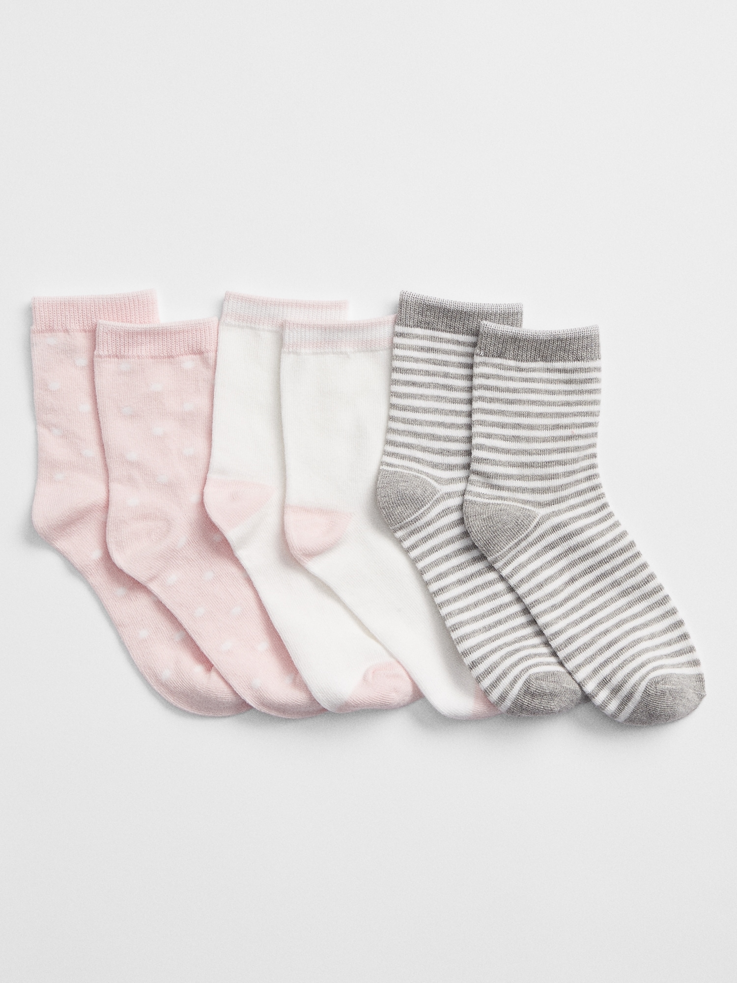 Kids Print Crew Socks (3-Pairs)