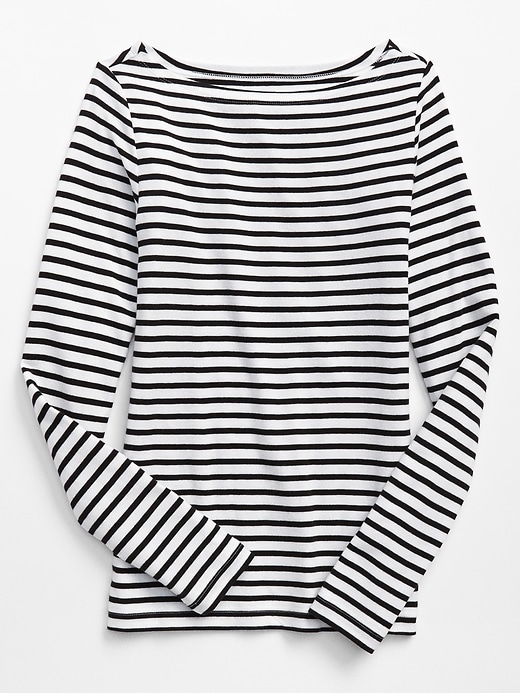Image number 2 showing, Favorite Stripe Boatneck T-Shirt