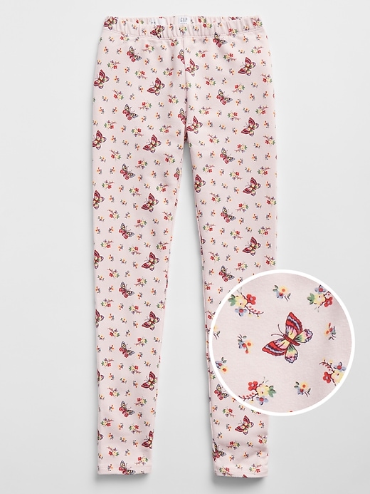 View large product image 1 of 1. Kids Print Leggings in Soft French Terry