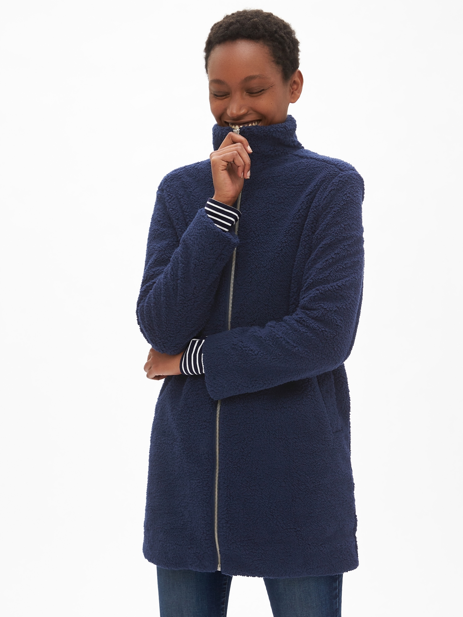 Gap factory sherpa jacket hotsell