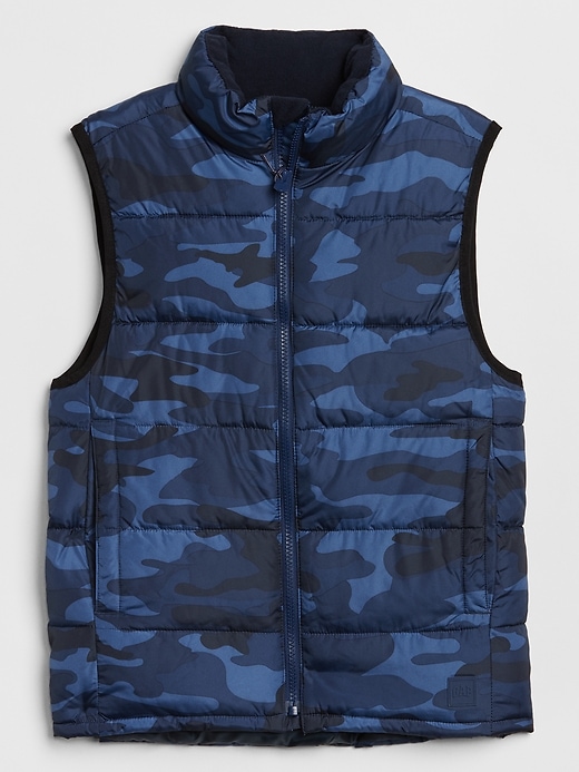 View large product image 1 of 1. Kids Warmest Camo Vest