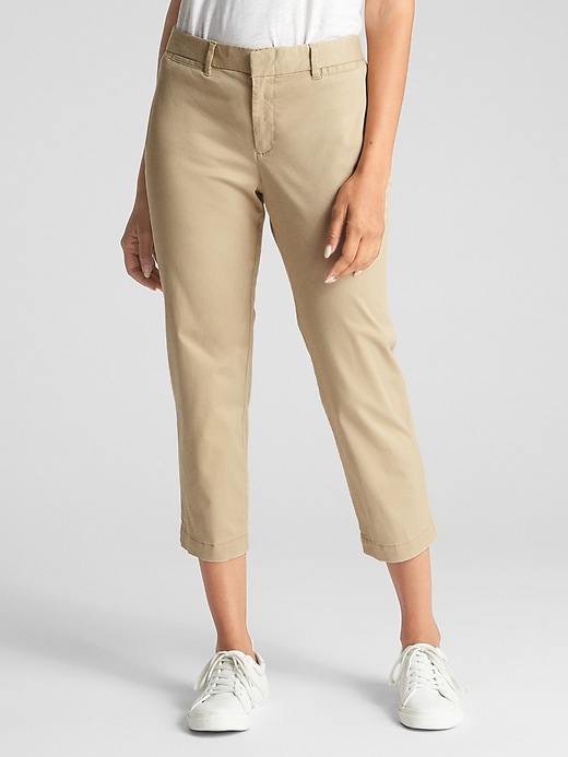 View large product image 1 of 1. Curvy Slim City Crop Pants