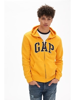 yellow gap hoodie mens