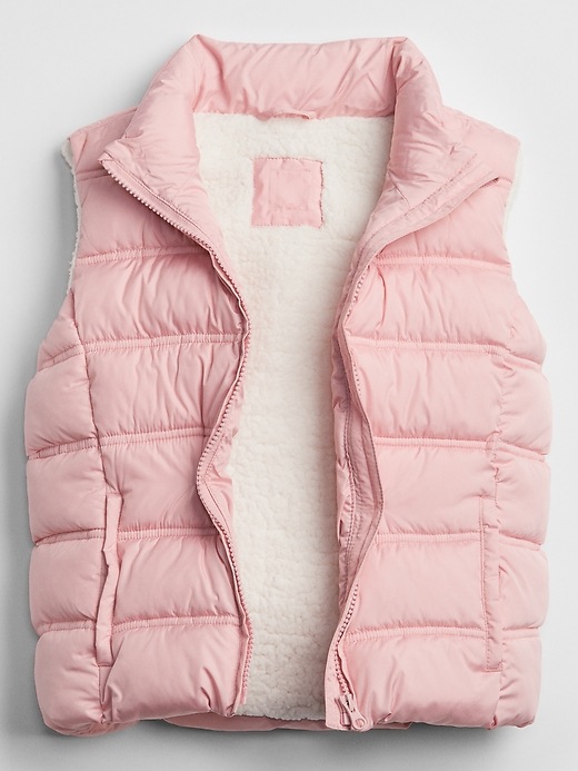 Kids Cozy Sherpa Vest Gap Factory