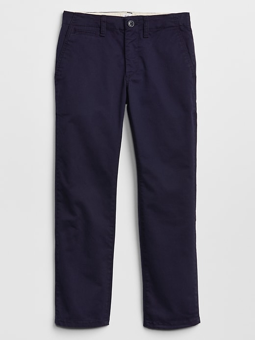 Kids Uniform Lived-In Khakis with Stretch | Gap Factory