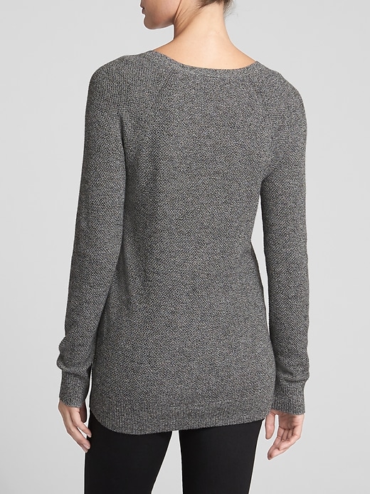 Image number 2 showing, Raglan V-Neck Sweater