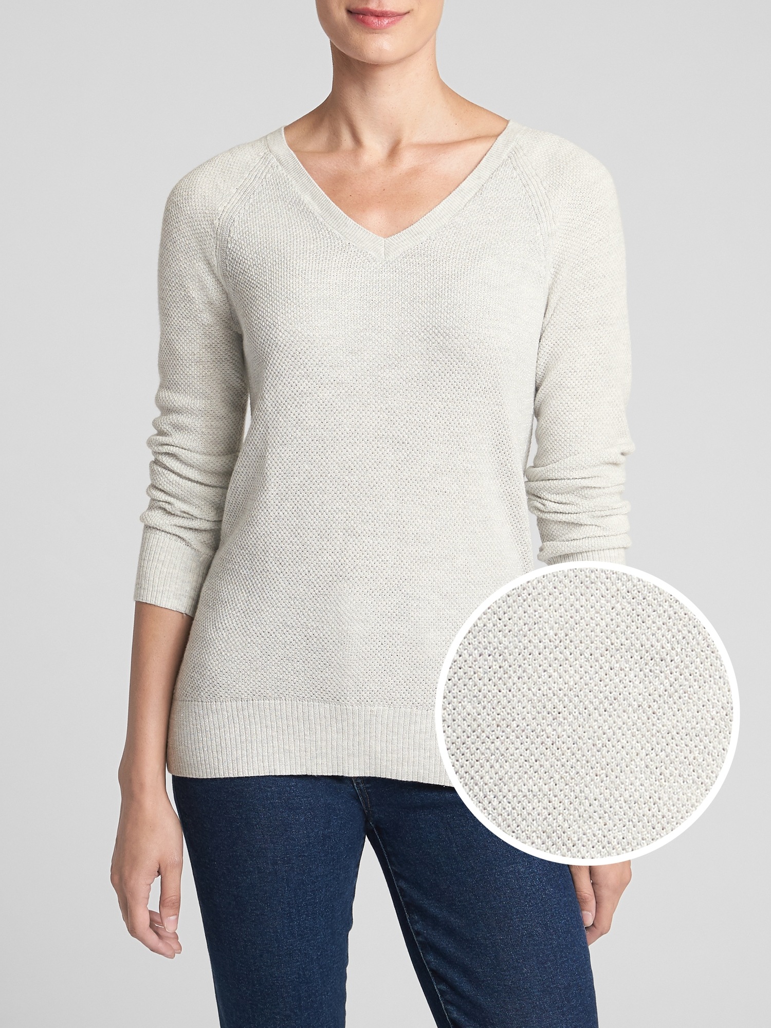 Raglan VNeck Sweater Gap Factory