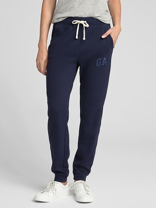Image number 1 showing, Gap Logo Graphic Joggers In Fleece