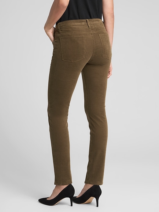 Image number 2 showing, Mid Rise True Skinny Cords in Stretch