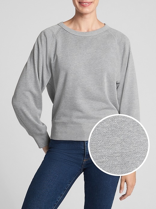 Image number 4 showing, Crewneck Pullover Sweatshirt in French Terry