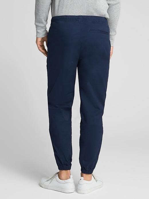 View large product image 2 of 3. Twill Joggers with Washwell&#153