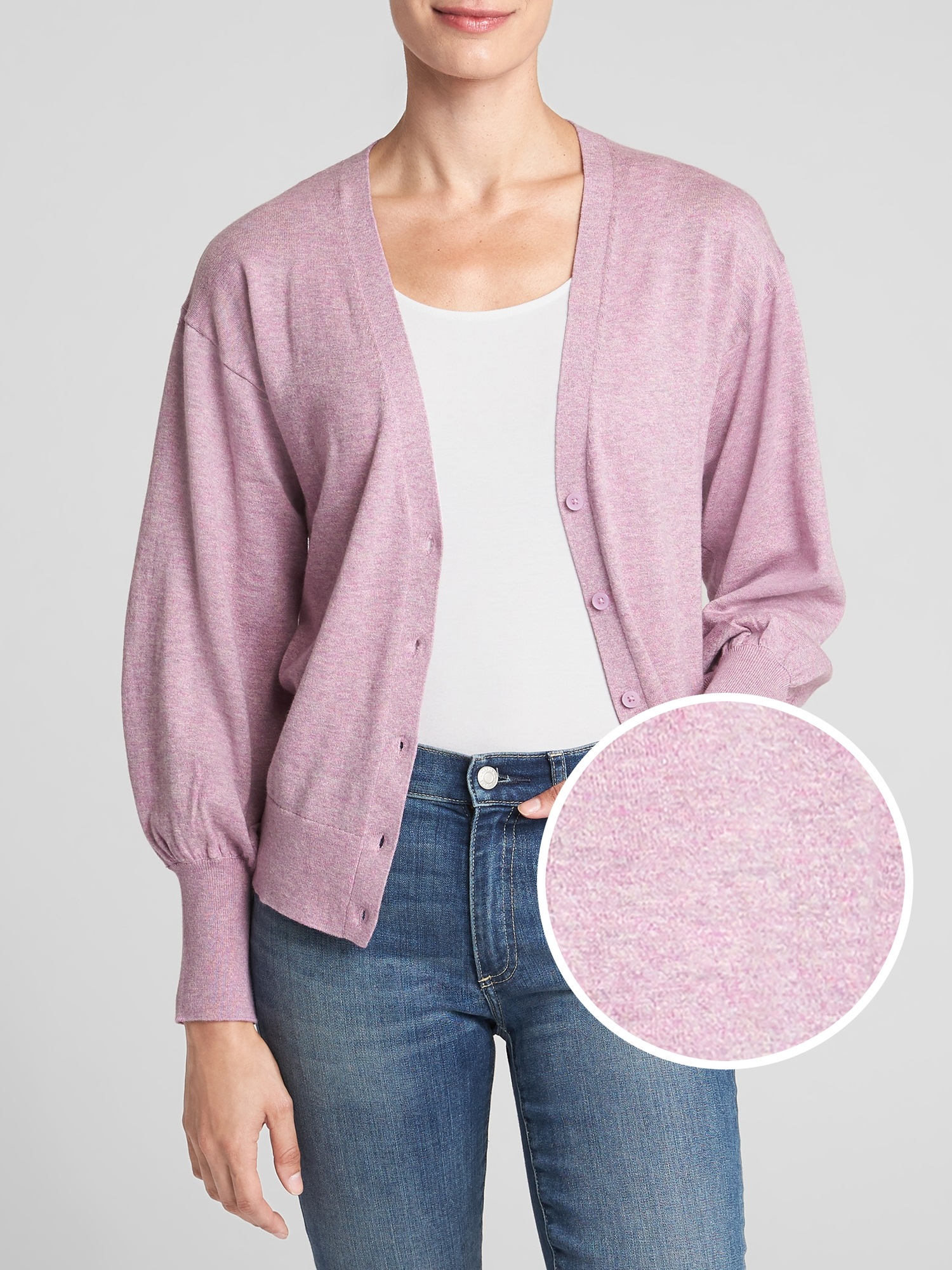 Gap balloon sleeve sweater deals