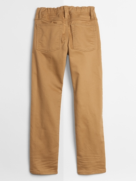 View large product image 2 of 2. Kids Pull-On Jeans In Slim Fit With Washwell