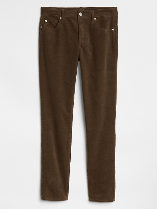 Image number 3 showing, Mid Rise True Skinny Cords in Stretch