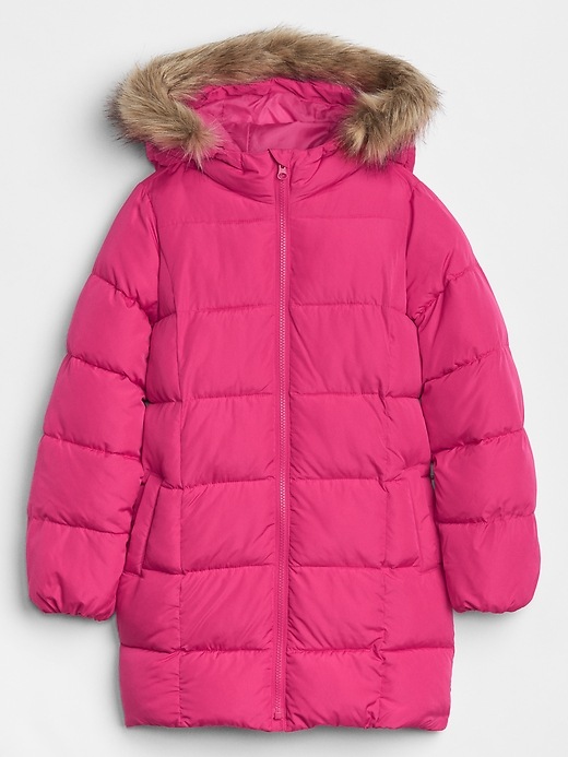 Image number 1 showing, Kids Warmest Long Puffer Jacket