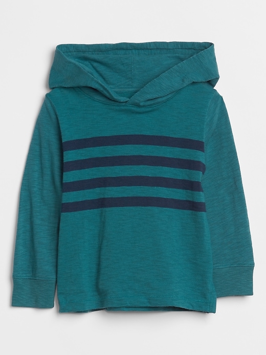 View large product image 1 of 1. Toddler Stripe Pullover Hoodie Sweatshirt