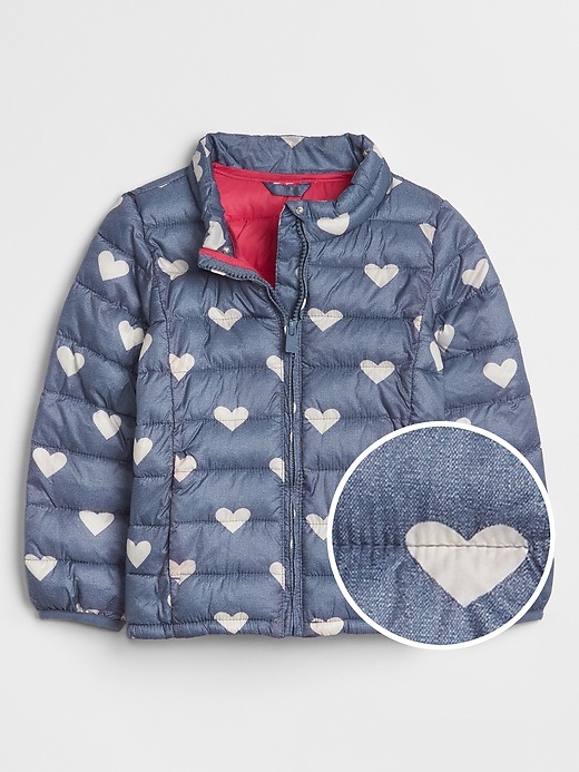 View large product image 1 of 1. Toddler Print Puffer Jacket