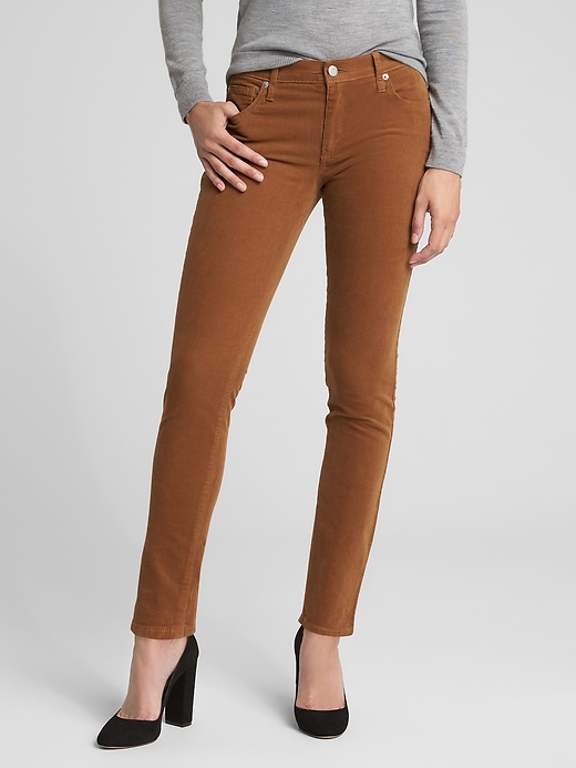 Image number 2 showing, Mid Rise True Skinny Cords in Stretch