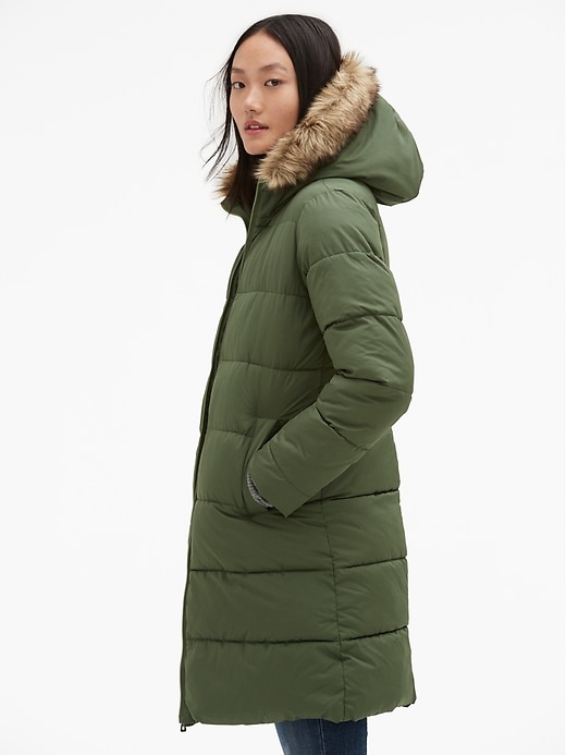 Image number 4 showing, Long Puffer Jacket