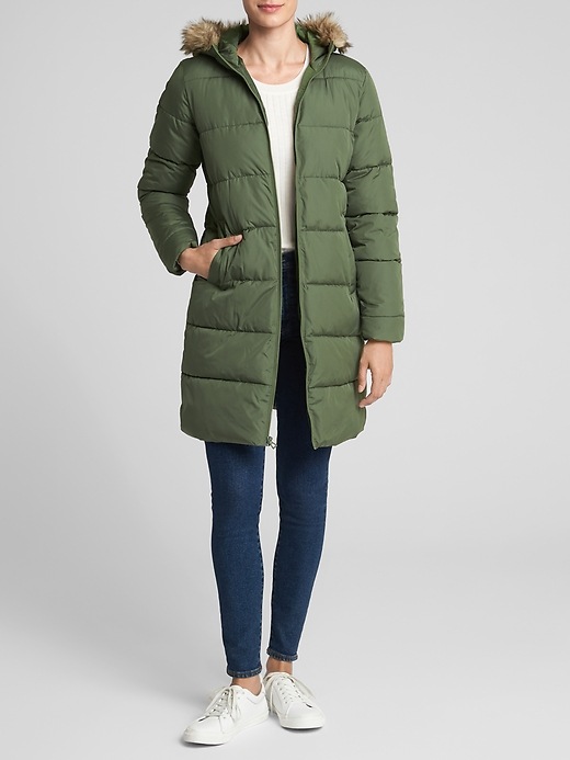 Image number 2 showing, Long Puffer Jacket