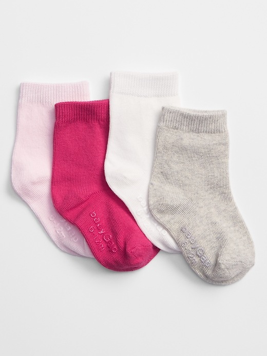 View large product image 1 of 1. babyGap Crew socks (4-pack)