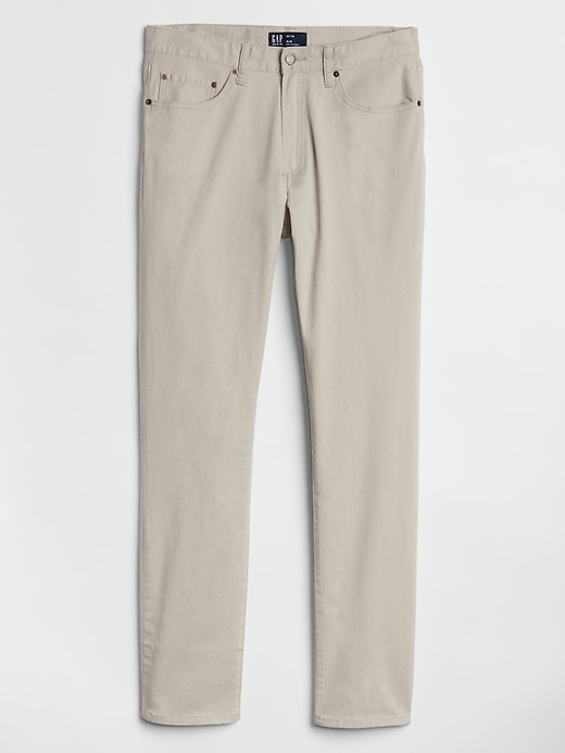 Image number 3 showing, GapFlex Twill Pants in Slim Stretch