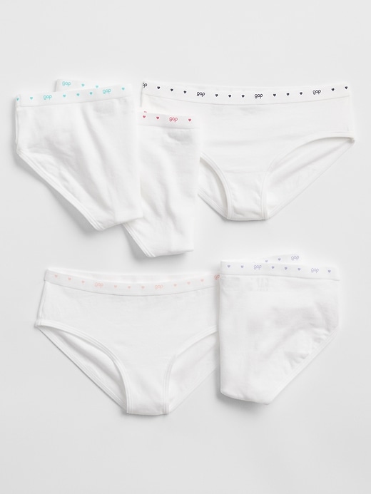 View large product image 1 of 1. Kids Solid Bikini Briefs (5-Pack)