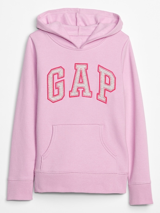 View large product image 1 of 1. Kids Gap Logo Pullover Hoodie Sweatshirt