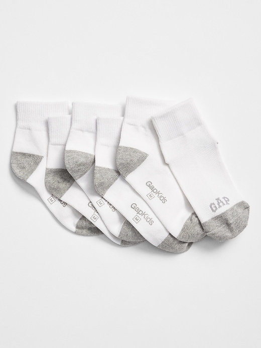 View large product image 1 of 1. Kids Quarter Crew Socks (3-Pack)