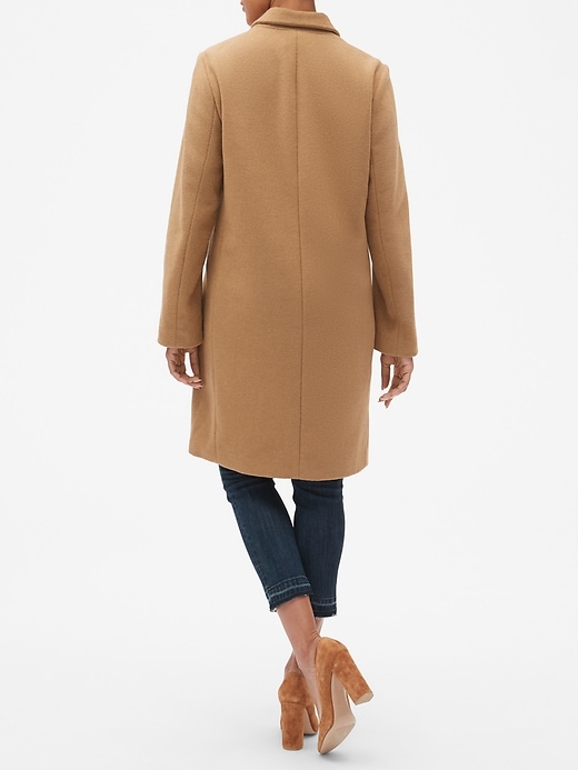 Image number 2 showing, Wool-Blend Coat